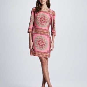 Laundry by Shelli Segal Pink Mutli Scarf Dress